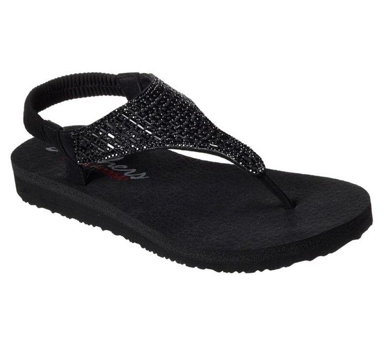 Skechers Meditation - Rock Crown - Womens Sandals Black [AU-YT0344]